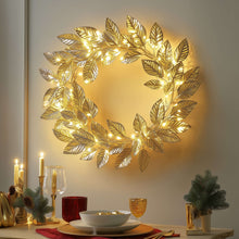 Golden Leaf Wreath