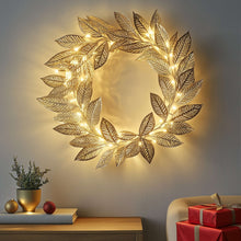 Golden Leaf Wreath