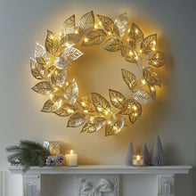 Golden Leaf Wreath