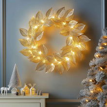 Golden Leaf Wreath