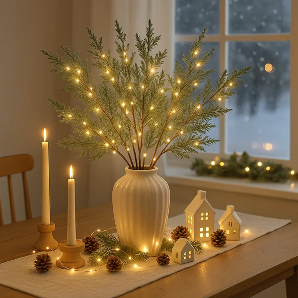 Luminous Cedar Branches