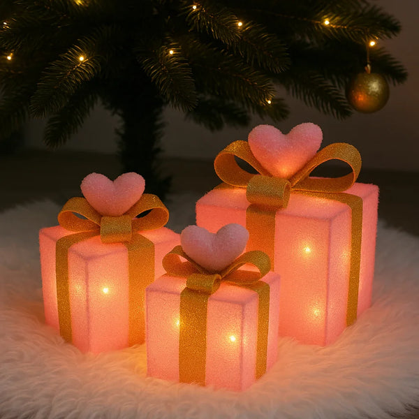 Pink Heart Gift Boxes