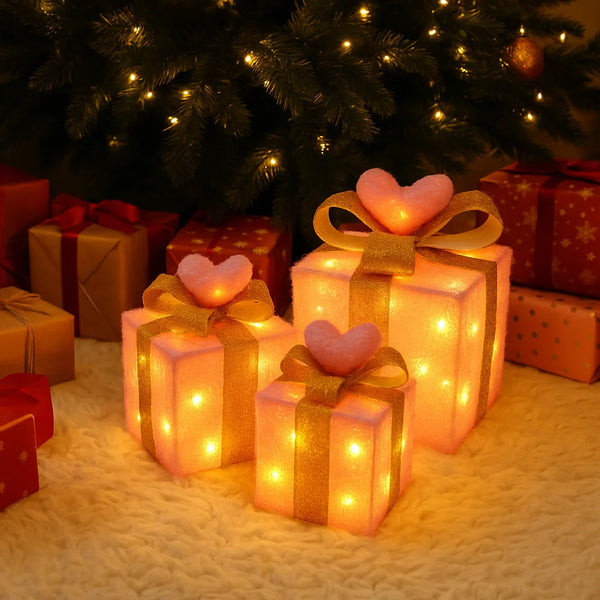 Pink Heart Gift Boxes