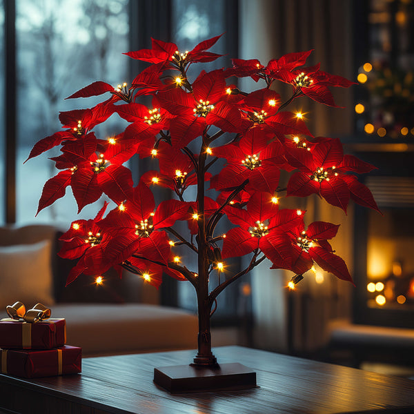 Poinsettia Glow Tree