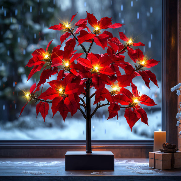 Poinsettia Glow Tree
