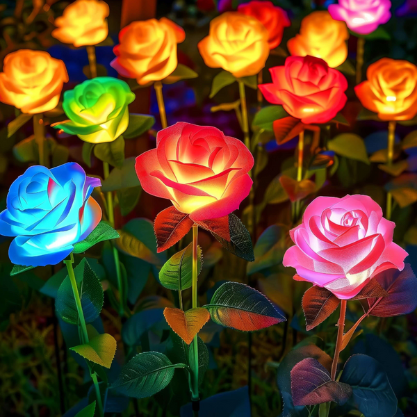 Radiant Rose Garden Light