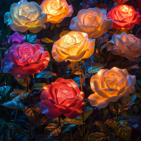 Radiant Rose Garden Light