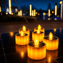 Solar Flame Candles