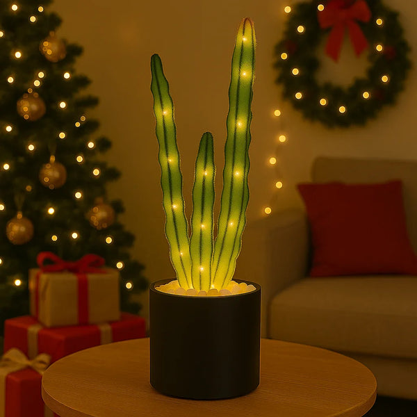 Tropical Glow Cactus Lamp