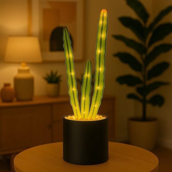 Tropical Glow Cactus Lamp