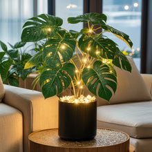 Tropical Monstera Lamp