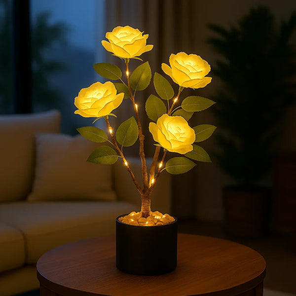 Tropical Rose Lamp