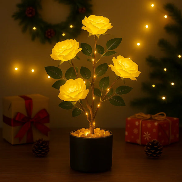 Tropical Rose Lamp