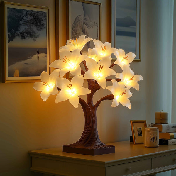 Twilight Lily Lamp